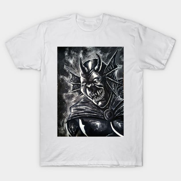 Etrigan "Gone Gone The Form O' Man" portrait (original) T-Shirt by StagArtStudios